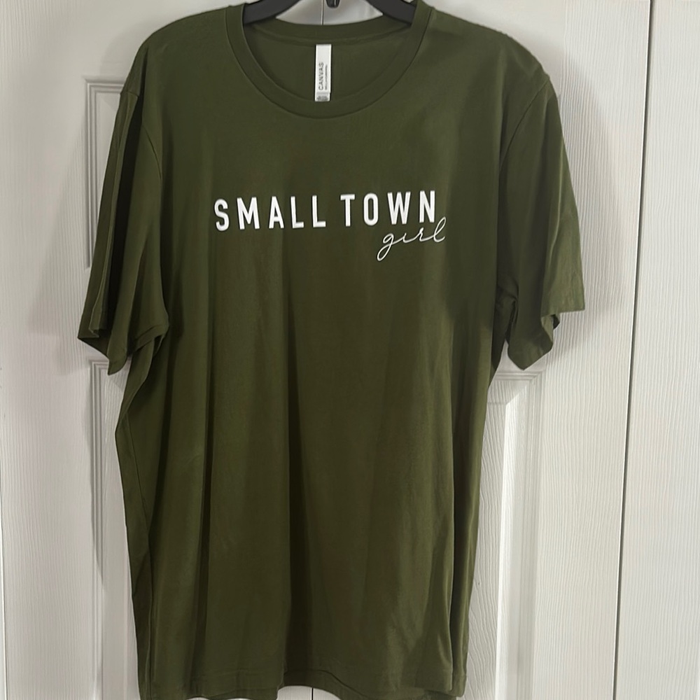Green 'Small Town Girl' T-Shirt